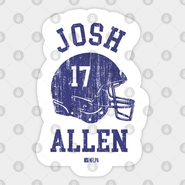 Josh Allen Buffalo Helmet Font Sticker by TodosRigatSot